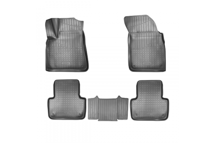 SET COVORASE AUTO CAUCIUC FIT AUDI Q7 II (4M) 3D (2015-) (5 LOCURI) - 5 PCS