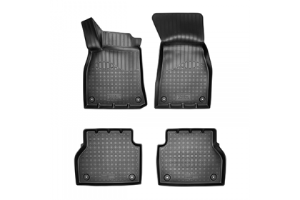 SET COVORASE AUTO CAUCIUC FIT AUDI A6 (4H:C8) (2018-) - 4 PCS