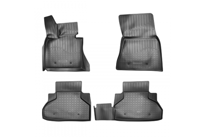 SET COVORASE AUTO CAUCIUC FIT BMW X6 (F16/F86M) 3D (2014-) - 5 PCS