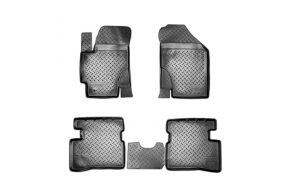 SET COVORASE AUTO CAUCIUC FIT KIA RIO (DE) (2005-2010) - 5 PCS