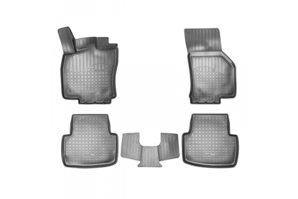 SET COVORASE AUTO CAUCIUC FIT VOLKSWAGEN PASSAT B8 3D (2015-) - 5 PCS