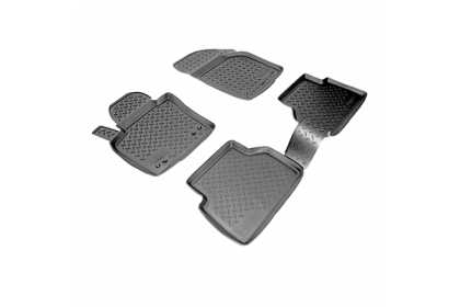 SET COVORASE AUTO CAUCIUC FIT VOLKSWAGEN TIGUAN I (2008-2011) - 5 PCS