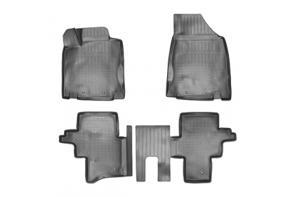 SET COVORASE AUTO CAUCIUC FIT NISSAN PATHFINDER (R52) 3D (2014-) (5 LOCURI) - 5 PCS