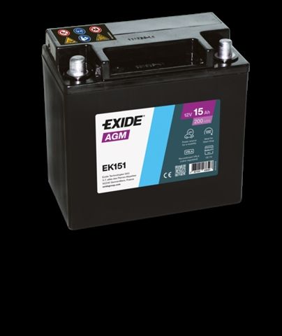 BATERIE  AGM AUXILIARY 15AH 200A 150X 90X145 +STG