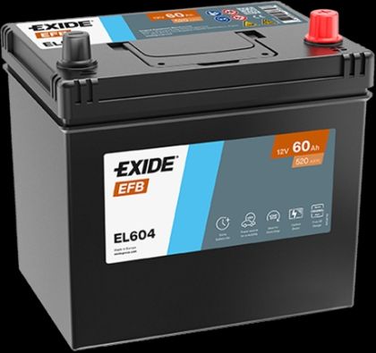 BATERIE  EFB 60AH 520A 230X 173X222 +DR