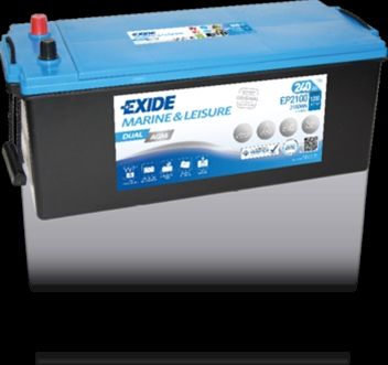 BATERIE  DUAL AGM 240AH 1200A 518X 279X240 +STG