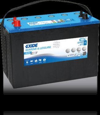 BATERIE  DUAL AGM 100AH 800A 330X 173X240 +STG