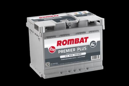 ACUMULATOR ROMBAT PREMIER PLUS 65AH 640AH 190X190X242 + DR