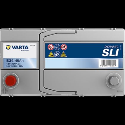 ACUMULATOR VARTA AUTOMOTIVESLI 12V 45AH 330A B34 238X129X227 + STG