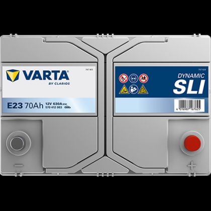ACUMULATOR VARTA AUTOMOTIVESLI 12V 70AH 630A E23 261X175X220 + DR