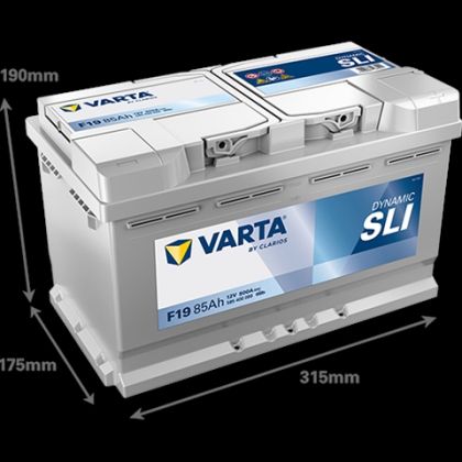 ACUMULATOR VARTA AUTOMOTIVESLI 12V 85AH 800A F19 315X175X190 + DR