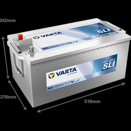 ACUMULATOR VARTA HEAVY DUTYSLI 12V 225AH 1150A N9 518X276X242