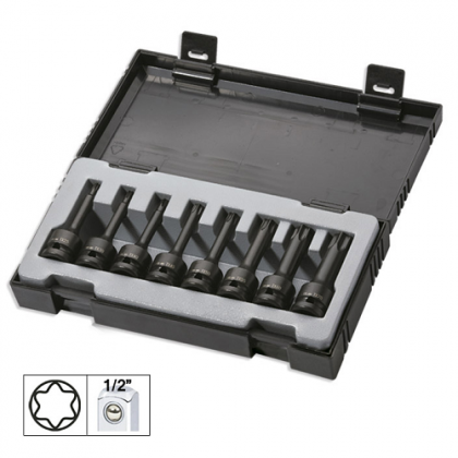 SET 8 IMBUSURI DE IMPACT TORX LUNGI DE 1/2'