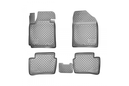 SET COVORASE AUTO CAUCIUC FIT KIA PICANTO (TA) (2011-) - 5 PCS